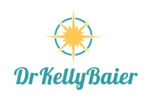 A logo of dr. Kelly bair